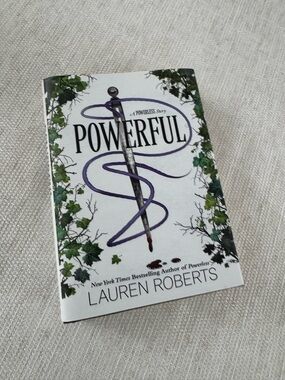 Powerful by Lauren Roberts - White Cover with Green Ivy